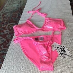 California Sunwear Pink Bikini Set